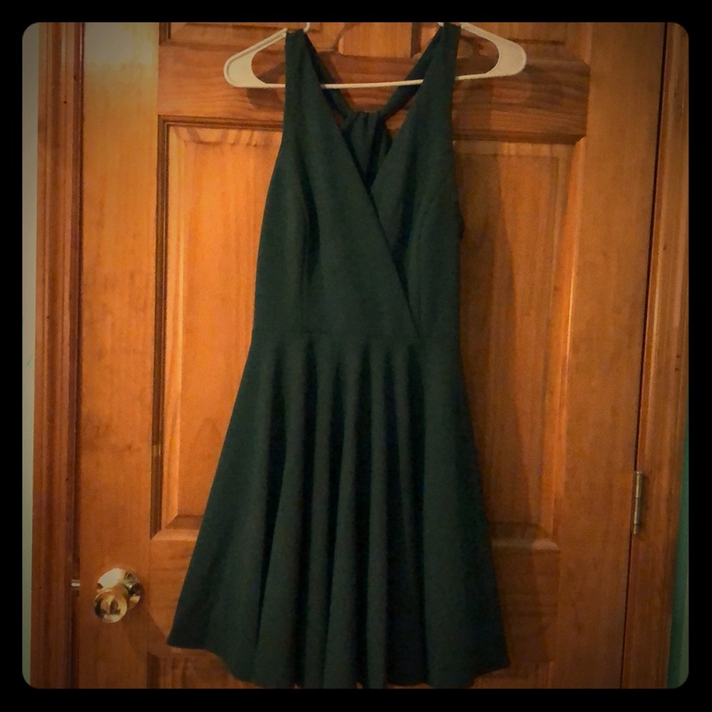 Green A-Line Cocktail Dress
